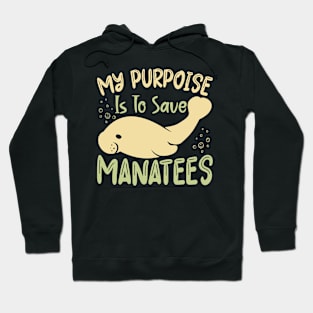 Manatee Manatee Manti Floaty Potatoes Hoodie